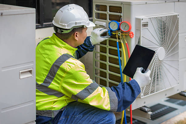 Professional Furnace Repair technician working in West Bend, WI